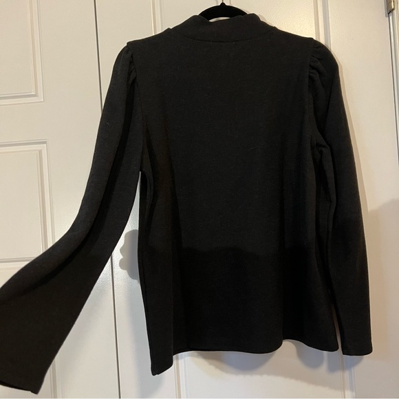 Madewell puff sleeve mockneck top - Picture 11 of 12